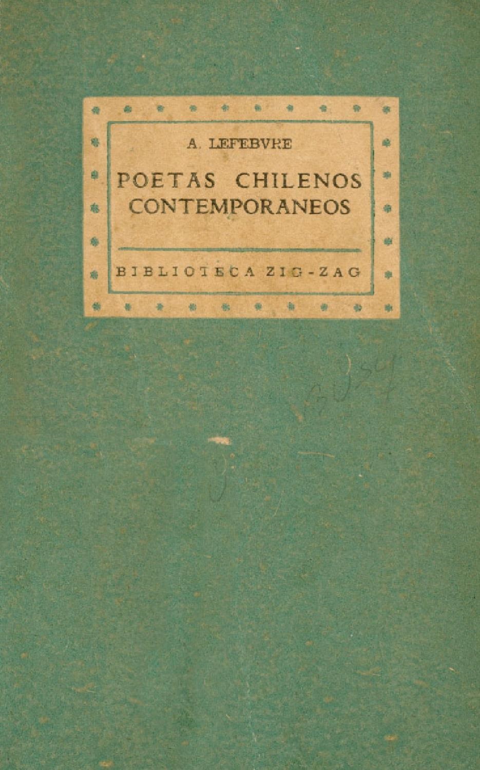 Poetas chilenos contemporáneos